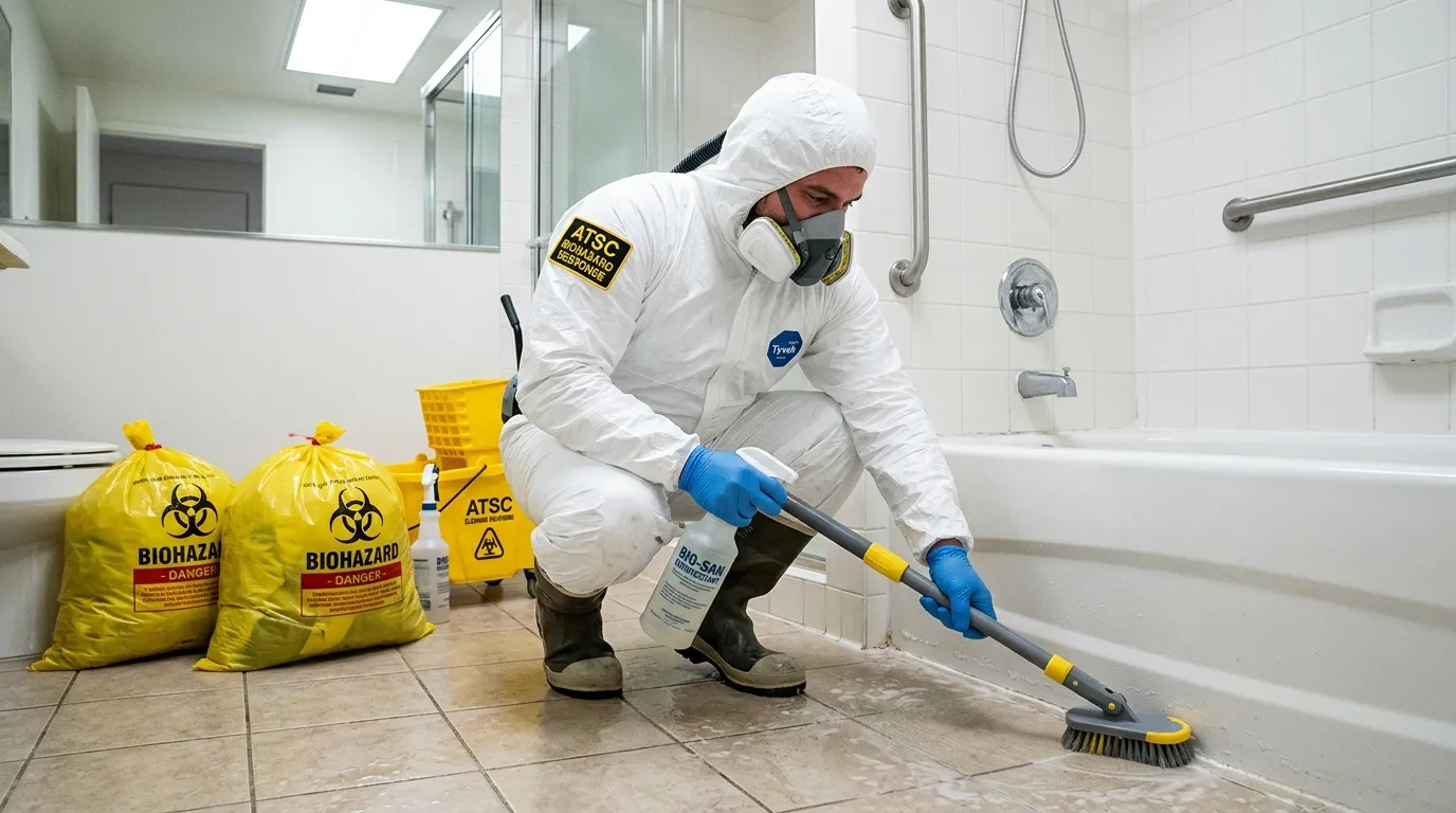 Decontamination equipment deployed for Blood Cleanup in The Woodlands